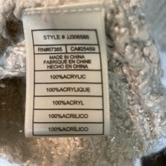 Cozy Knit Sweater w/ Button Detailing on Back - Picture 4 of 4